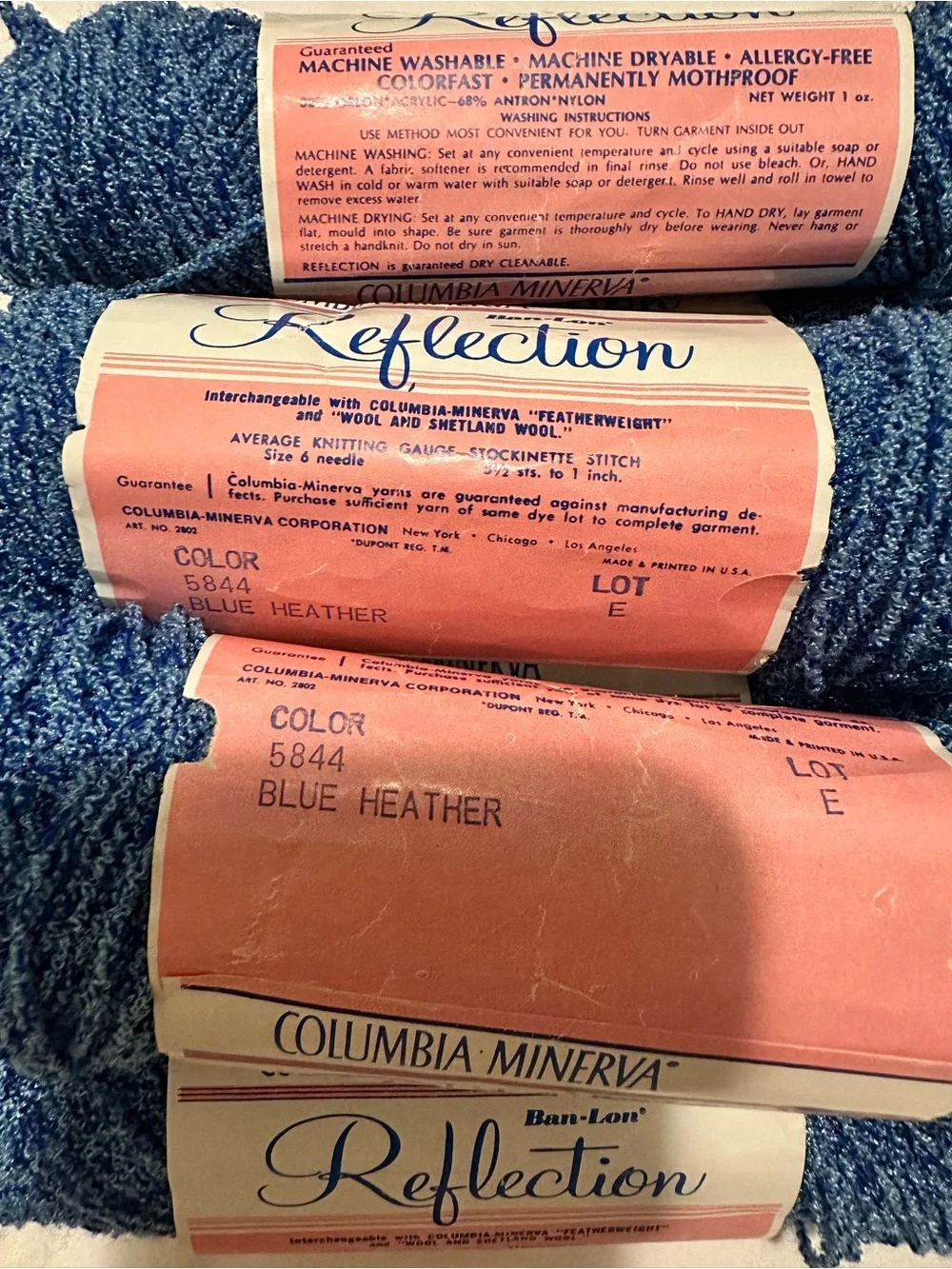 Columbia Minerva ensuring original lot
